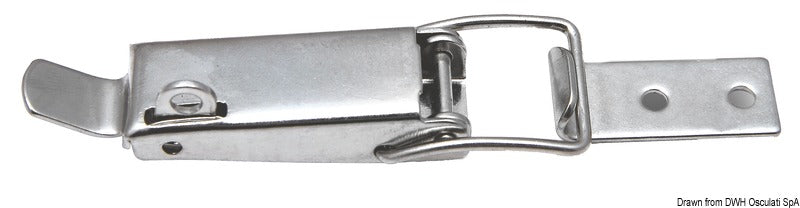 Chiusura inox a leva 102 mm