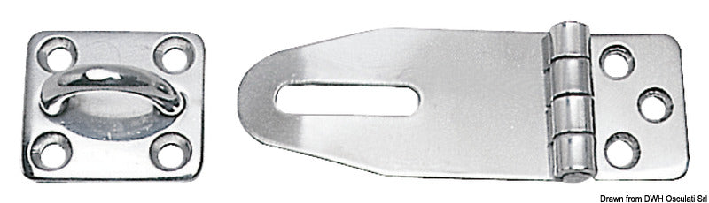 Ferma gavone inox ribalta 33x67