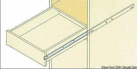 Slitta inox 397 mm