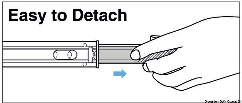 Guide ammortizzate Soft-close 500-505 mm