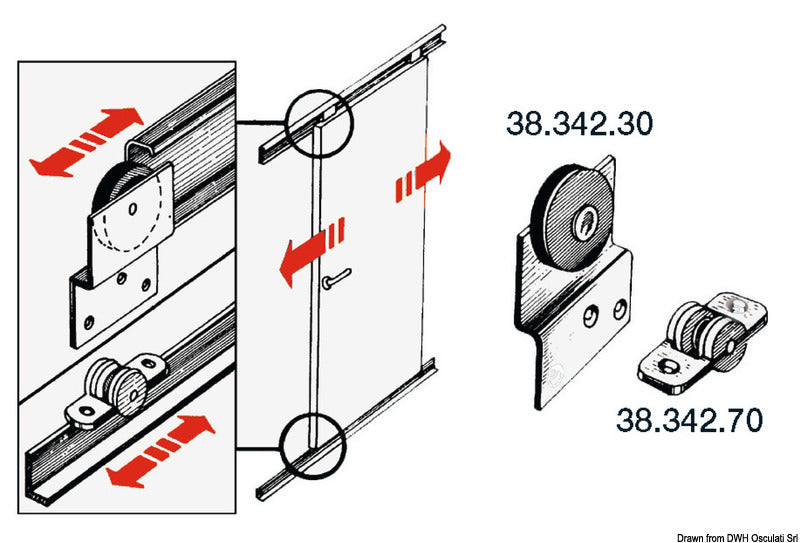 Rotaia x coulisse 45x14x2000