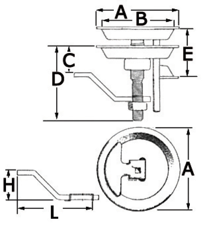 Alzapagliolo inox 90 mm