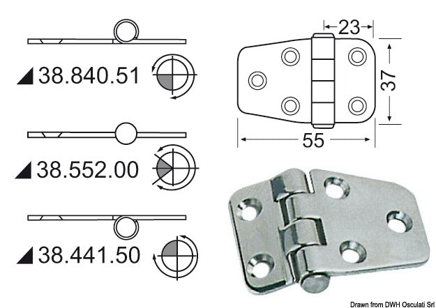 Cerniera inox