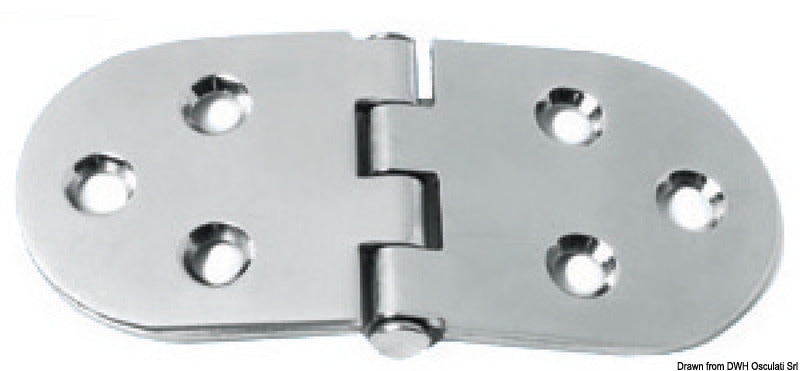 Cerniera inox 130x60 mm
