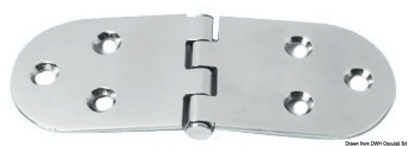 Cerniera inox 160x60 mm