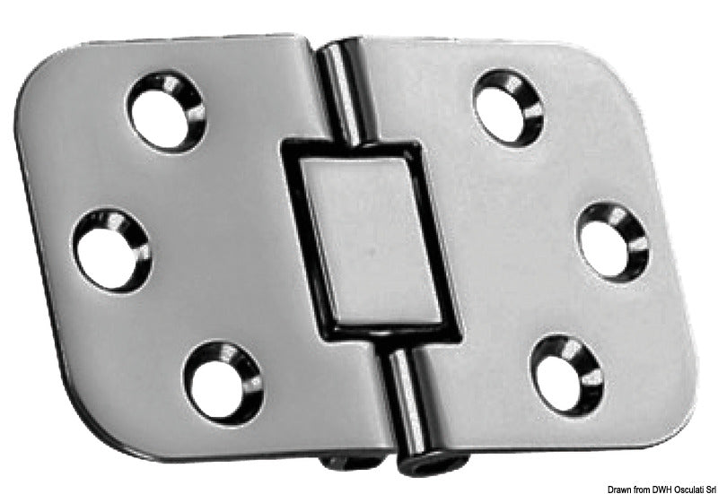 Cerniera a filo 68x42 mm