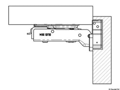 Cerniera Soft close Half overlay