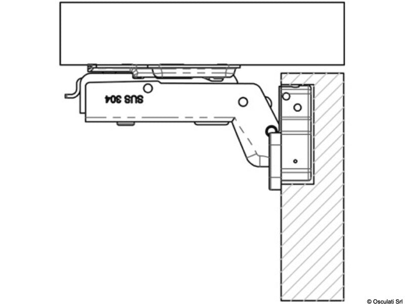 Cerniera Soft close Inset