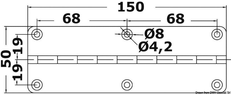 Cerniera 50x150