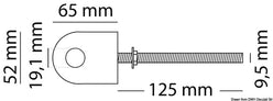 Anello prua/poppa inox