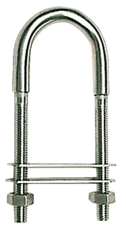 Cavallotto inox 105 mm piastrina 50x15 mm