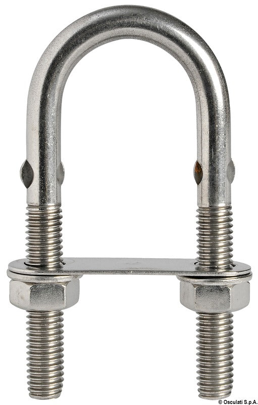 Cavallotto inox 80 x 5 mm