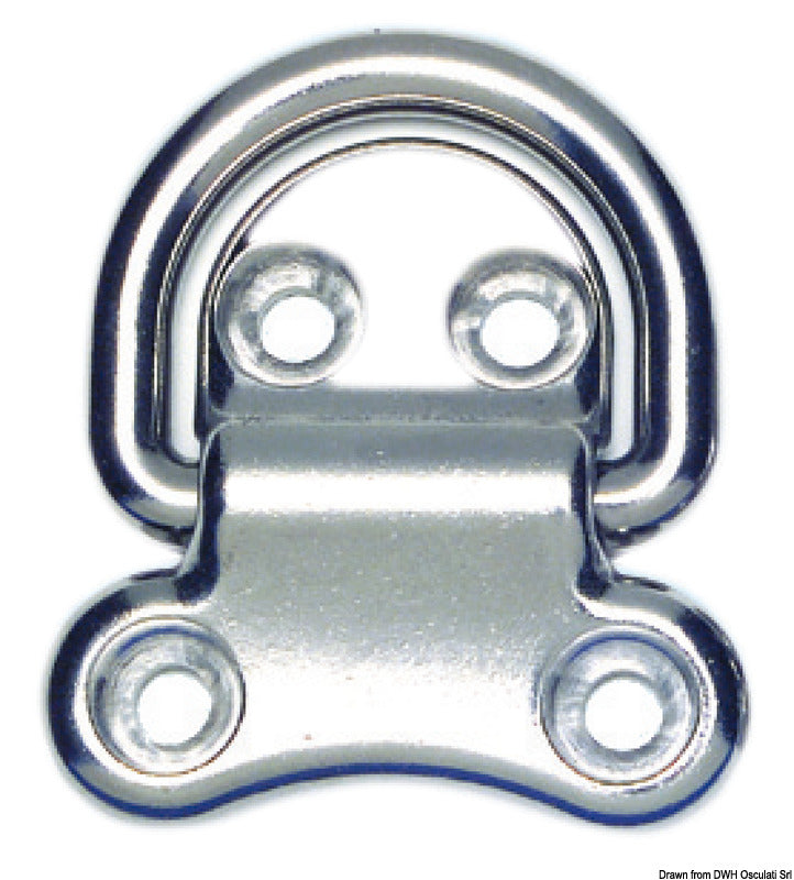 Base con anello mm 76x76