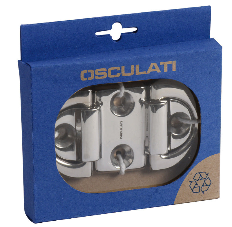 Squared pad eye 60x76 mm anello 8 mm BL 5100 kg
