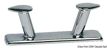 Bitta a fungo ottone cromato mm 200