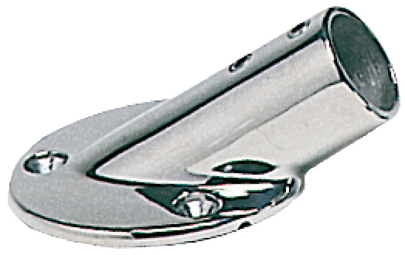 Base inox pulpito 30° 22 mm