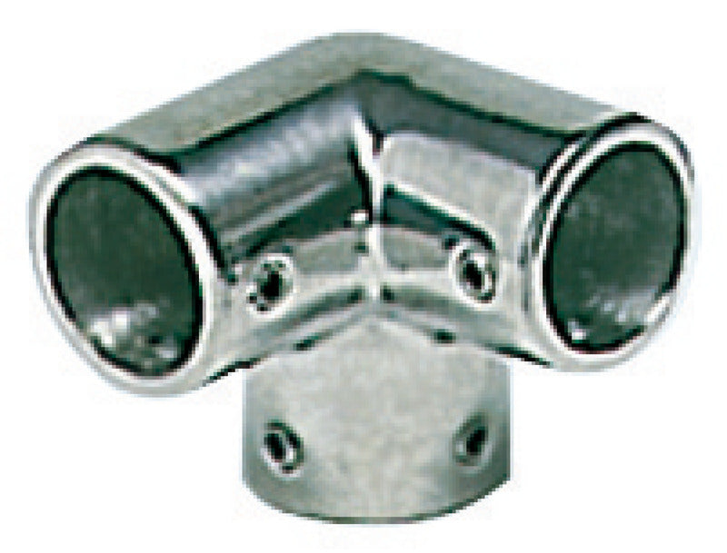 Angolare inox 3 vie 90° 25 mm