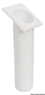 Portacanne polipr. quadrato UV stab. bianco 240 mm