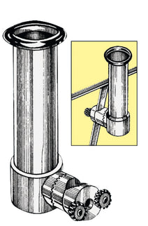 Portacanna pulpito inox 20/30 mm