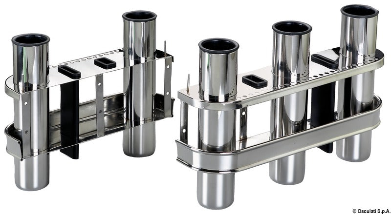 Portacanna acciaio inox 2 posti