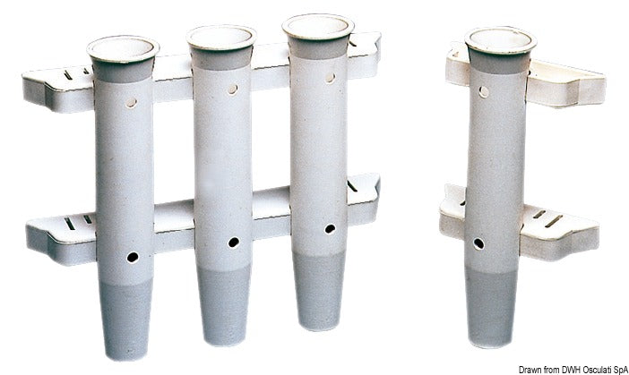 Portacanne plastica bianco 44 mm