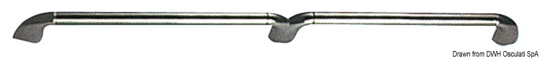 Centrale ottone cromato 30 x 30 mm