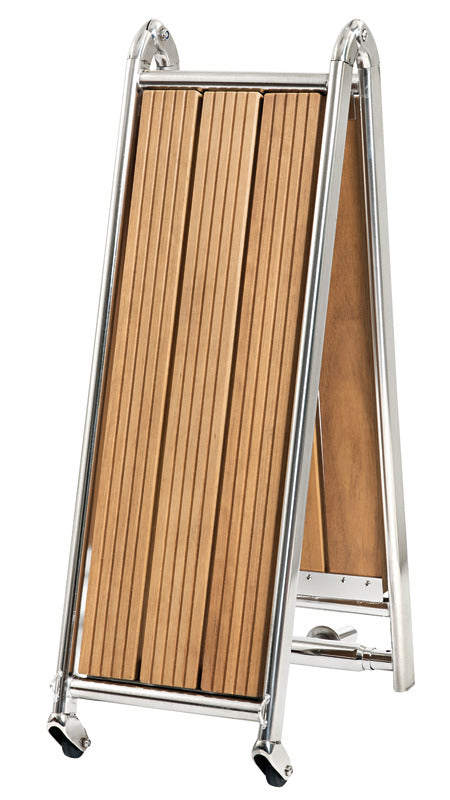 Passerella inox/iroko cm 220