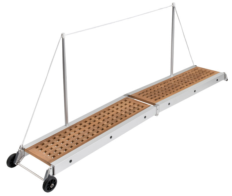 Passerella pieghevole teak 210 cm