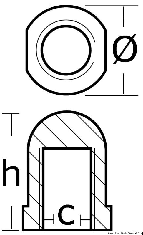 Dado asse Renault mm 22/25