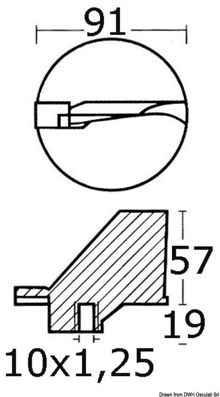Anodo pinna 100/225 HP