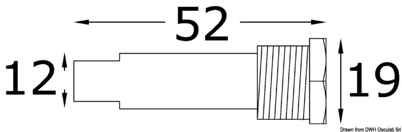 Tappo zinco entro/fuori bordo Yamaha