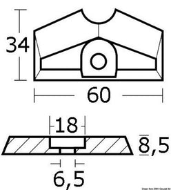 Anodo a piastrina 2B/3A/4B/F4A/5C