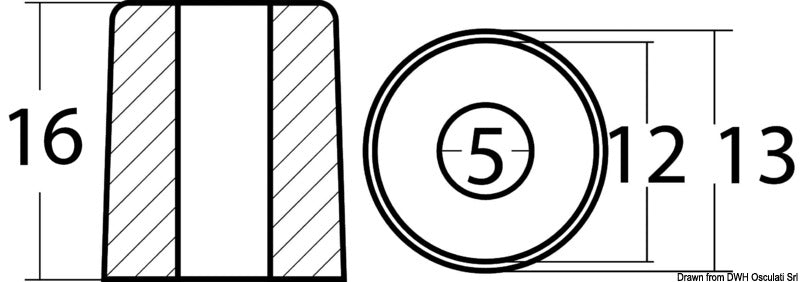 Anodo Yamaha  2,5/9,9 HP