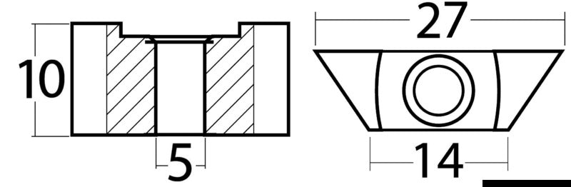 Anodo Yamaha 100/225 HP