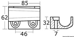 Anodo Tohatsu 40/50 hp