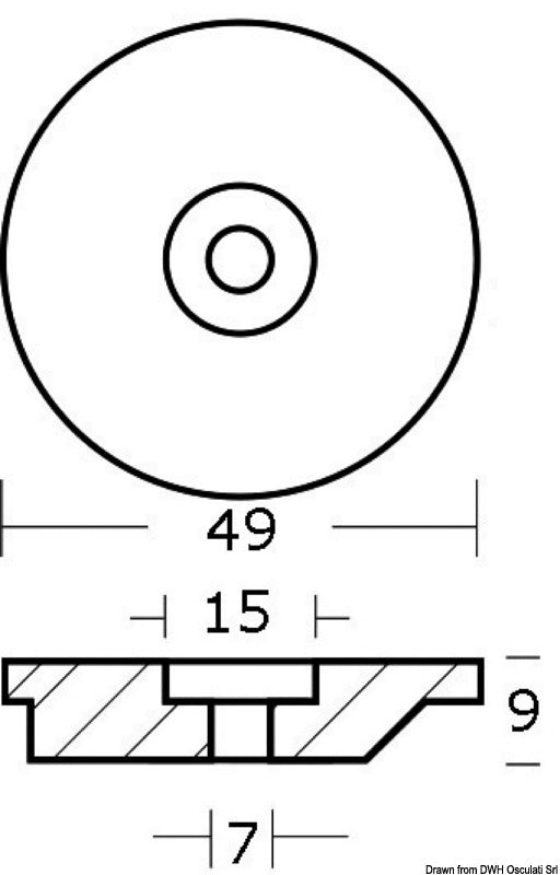 Anodo Suzuki 9,9-15 HP
