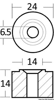 Anodo collettore 40/50/60 HP