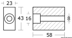 Anodo per 60/280 HP