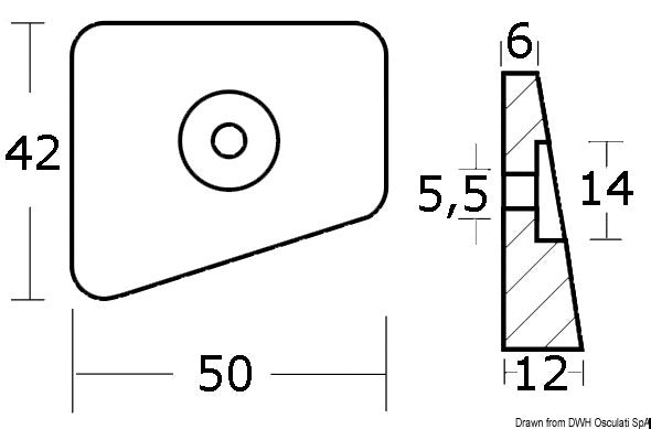 Anodo Johnson/Evinrude 20/25/35 HP