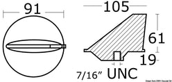 Anodo magnesio Mercury 40-225 HP