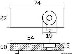 Anodo magnesio Verado rif. 892227