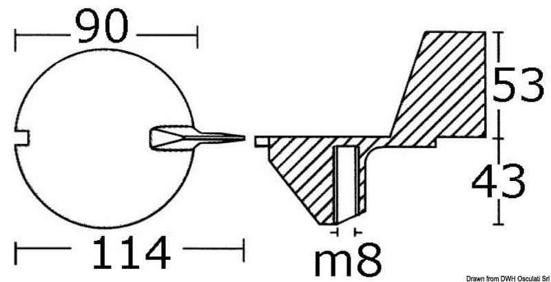 Anodo 9,9/25 HP