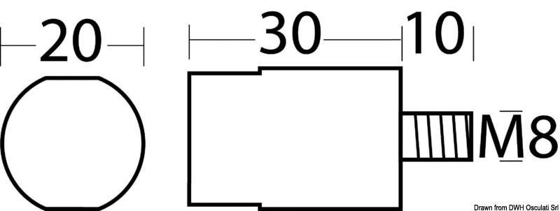 Anodo Yanmar circolare