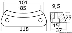 Anodo zinco Volvo DPR-DPH