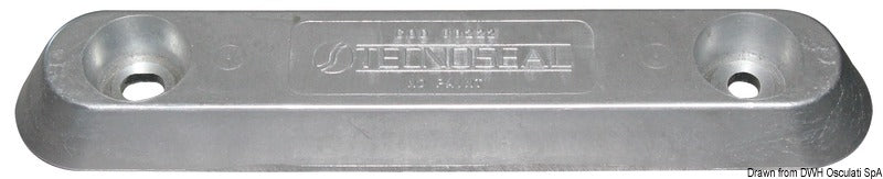 Anodo vetus ovale 55x30x200 mm