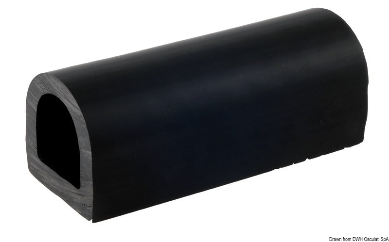 Profilo PVC nero 70 x 70 mm  (barra 2 m)