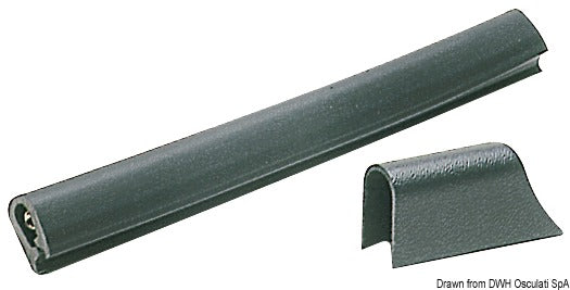 Terminale parabordo nylon nero
