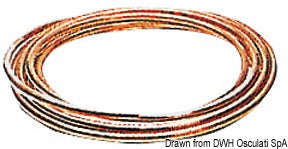 Tubo in rame per carburante 10 x 12 mm