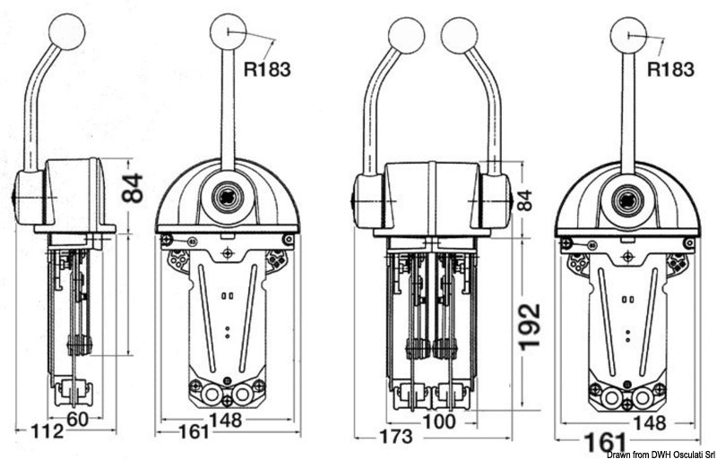 Scatola monoleva B 322 S