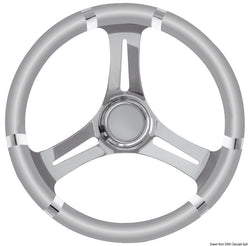 Volante B inox/grigio 350 mm